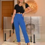 Calça com cinto