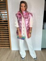 Colete puffer matelasse Joana