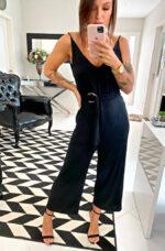 Macacão preto pantacourt - Imagem 2