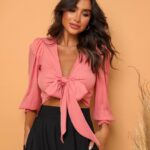 Blusa amarração