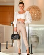 Calça jogger light com bolso - Imagem 4