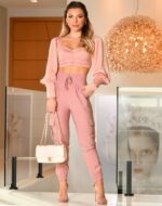 Calça jogger light com bolso - Imagem 3