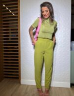 T-shirt gola alta kiwi Emma - Imagem 2