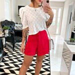 Shorts básico vermelho