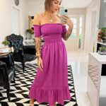 Vestido lastex fucsia