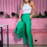 Cropped ribana Karol off white