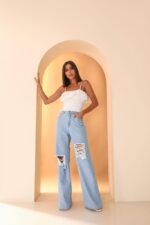 Calça jeans wide - Imagem 4