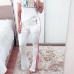 Conjunto calça e blusa Venice off