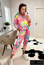 Conjunto tie dye com capuz - Imagem 2
