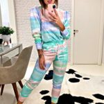 Conjunto tie dye manga princesa