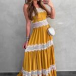 Vestido magnífica mostarda