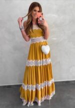 Vestido magnífica mostarda - Imagem 2