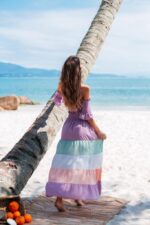 Conjunto top e saia lastex 4 cores - Imagem 3