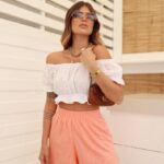 Shorts Nessa salmão