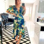 Vestido floral com ponta