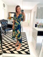 Vestido floral com ponta - Imagem 3