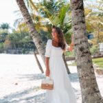 Vestido midi princesa branco