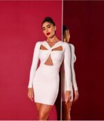 Vestido curto detalhe frente - Imagem 3