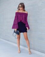 Blusa ciganinha detalhe lastex - Imagem 3