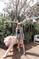 Conjunto tweed cinza - TAMANHO M