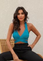 Top frente única rayon