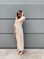 Vestido Vitória pessego