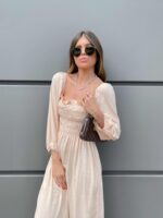 Vestido Vitória pessego - Imagem 2