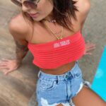 Top tricot coral Paula