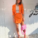 Blazer laranja Tiffany