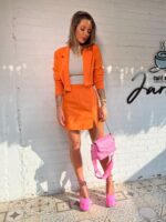 Blazer laranja Tiffany