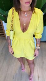 Vestido amarelo maitê - Imagem 2
