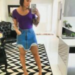 Body básico roxo