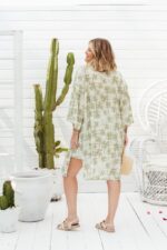 Cardigan kimono florence coqueiros verde - Imagem 2