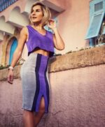 Cropped regata tricolor