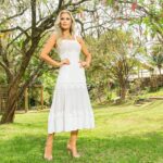 Vestido detalhe renda