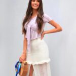 Cropped básico lavanda