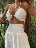 Conjunto Cecília branco com laise - Imagem 2