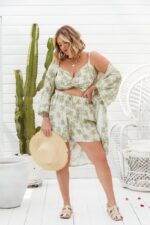 Cardigan kimono florence coqueiros verde