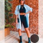 Camisa maxi em tricoline branca