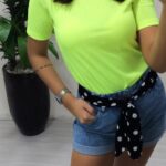 T-shirt Letty amarelo neon