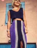 Saia midi tricolor - Imagem 3