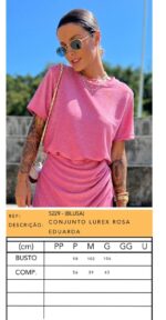 Conjunto lurex Eduarda rosa - Imagem 4