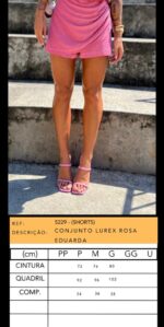 Conjunto lurex Eduarda rosa - Imagem 5