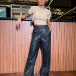 Cropped t-shirt capuccino Naomi