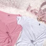 T-shirt básica podrinha rosa