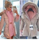 Jaqueta parka dupla face