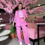 Calça alfaiataria Ludmilla rosa