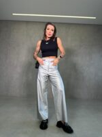 Cropped ribana Maia preto