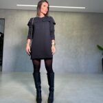 Vestido cargo Helena preto