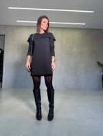 Vestido cargo Helena preto